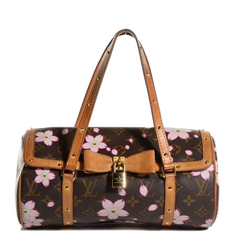 louis vuitton monogram papillion mini baguette purse|louis vuitton cherry blossom papillon.